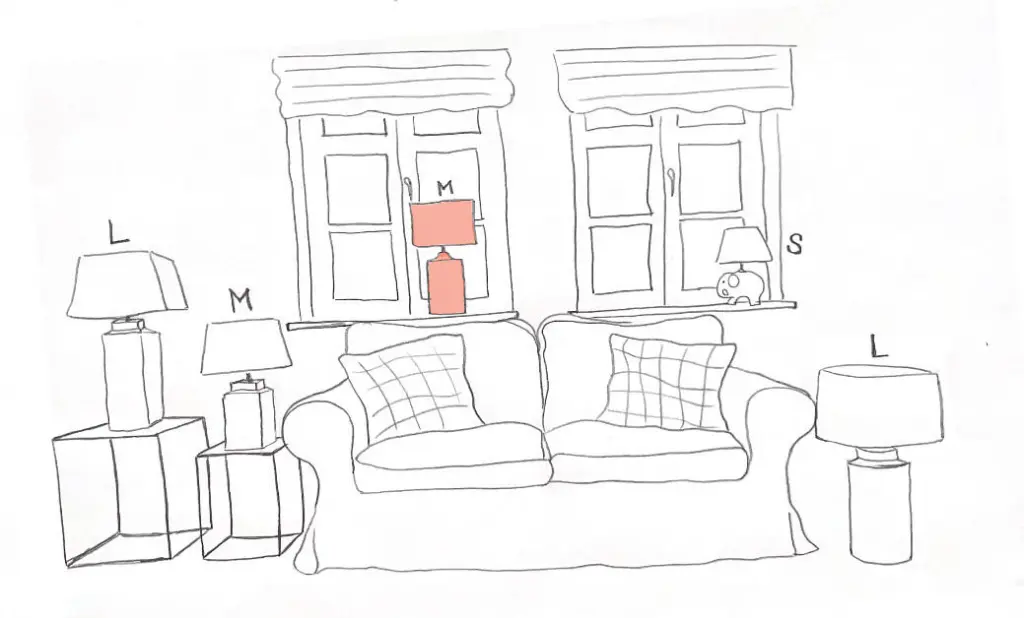 Mai Home-Lampen-Modern-Geschenk-Handgefertigt-Größenskizze-M-Rund.webp