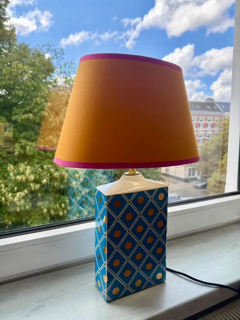 MAI Lampen-MAI Home-Hochzeitsgeschenk-Golden Drop M Orange-Pink.webp