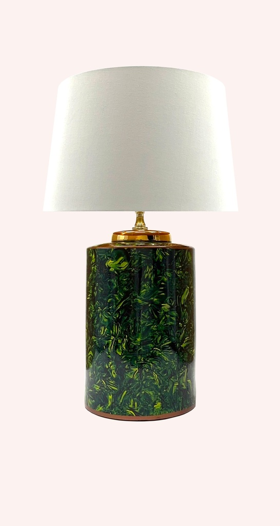 [4255851703587] Jungle M (Baumwollchintz matt Ecru, Weiß)