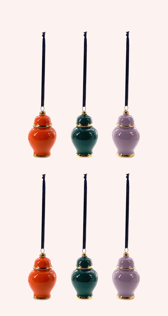 Weihnachtsbaumanhänger im 6er Set 