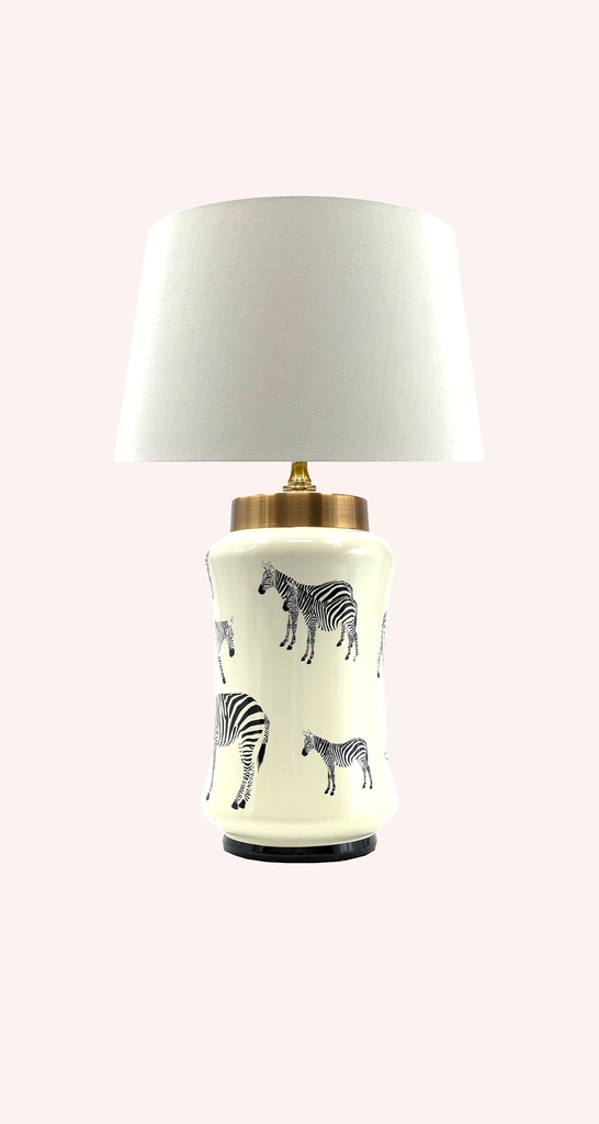 [4255851716822] Ivory Zebra M (Baumwollchintz matt Ecru, Weiß)