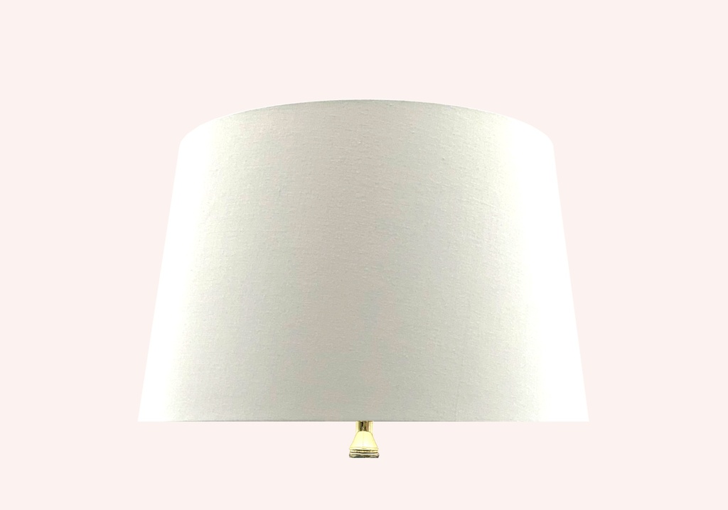 [4255851717492] Wunschschirm - MAI Lampen Klassik M (Baumwollchintz matt Ecru, Weiß)