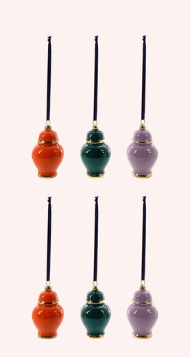 [4255851714903] Weihnachtsbaumanhänger im 6er Set 